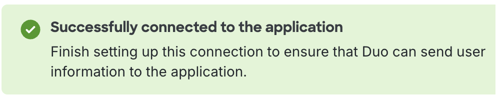 Provisioning Connection Succeeded