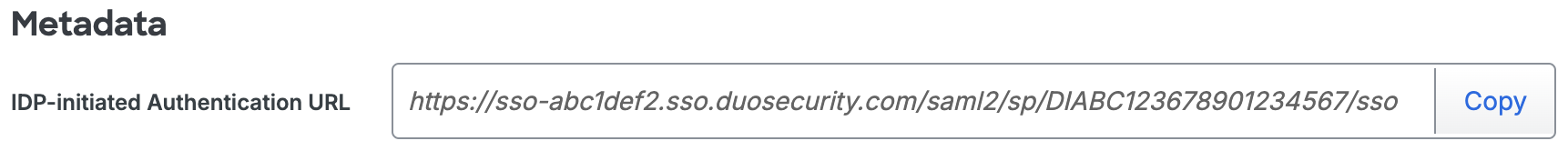 Duo Adobe Learning Manager Metadata URLs