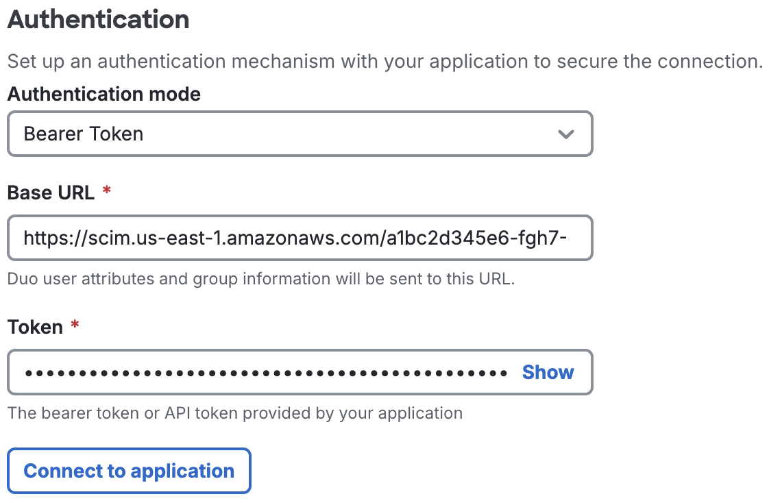 Duo AWS IAM Identity Center 