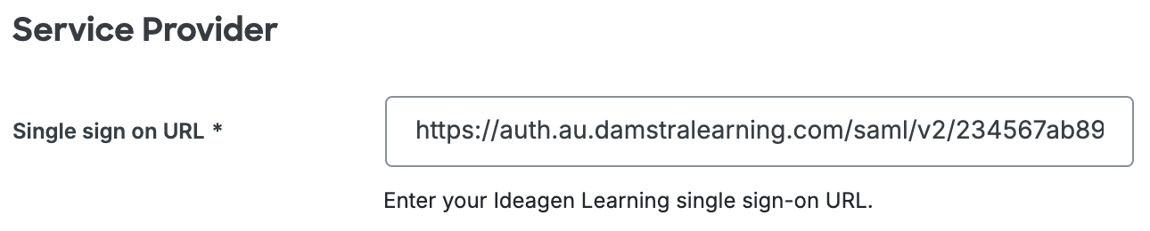 Duo Ideagen Learning Single Sign-On URL