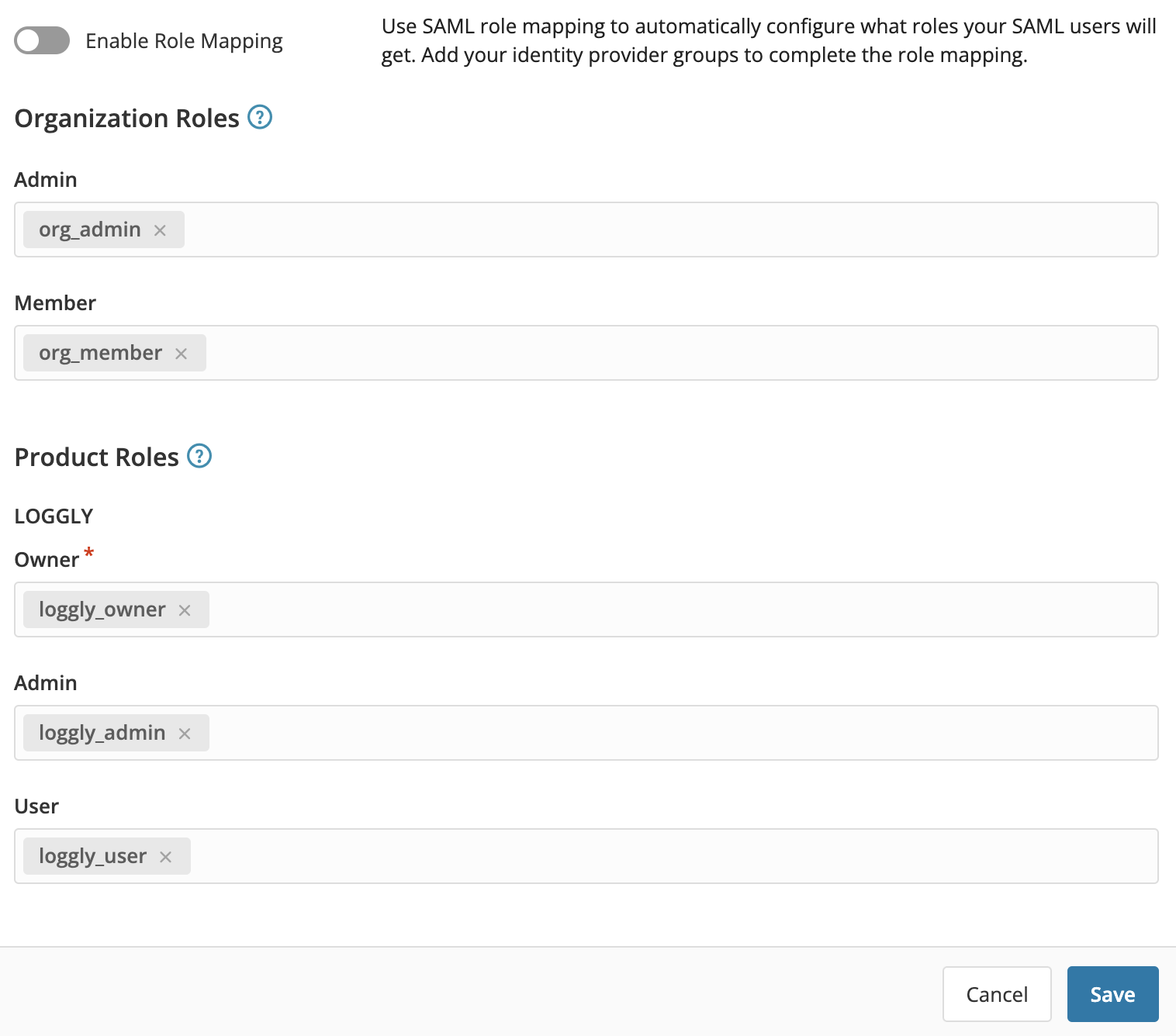 SolarWinds Application Management Role Mapping