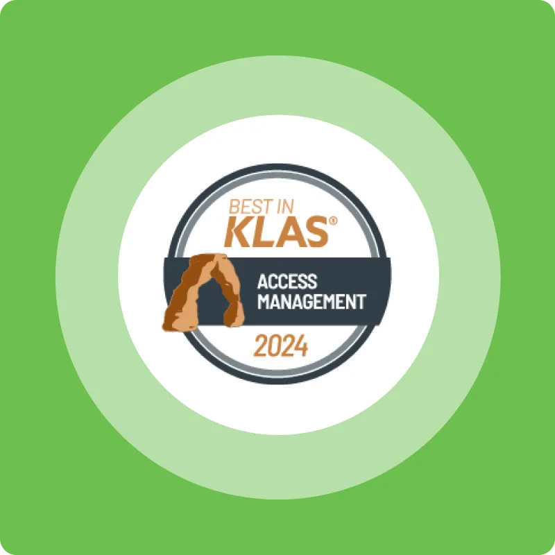 Best in KLAS access management 2024